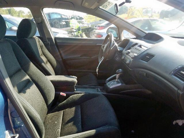 19XFA16629E006119 - 2009 HONDA CIVIC LX-S Mavi foto 5