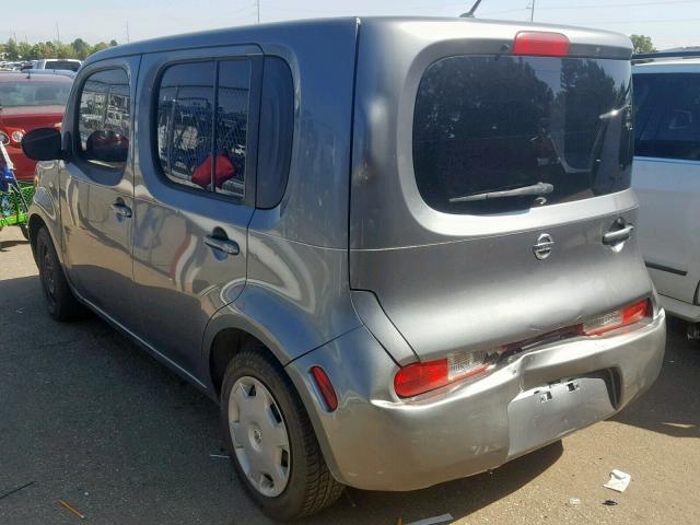 JN8AZ2KR0BT201632 - 2011 NISSAN CUBE BASE GRAY photo 3