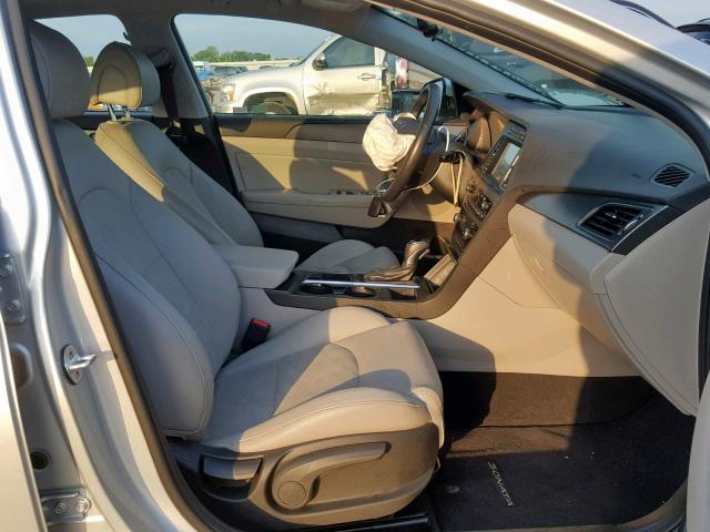 5NPE34AF7GH412520 - 2016 HYUNDAI SONATA SPO SILVER photo 5