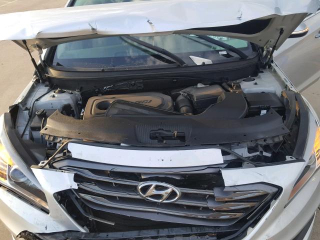 5NPE34AF7GH412520 - 2016 HYUNDAI SONATA SPO SILVER photo 7