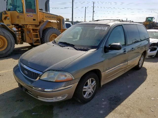 2FMDA53491BB81105 - 2001 FORD WINDSTAR S GRAY photo 2