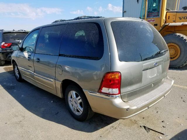 2FMDA53491BB81105 - 2001 FORD WINDSTAR S GRAY photo 3