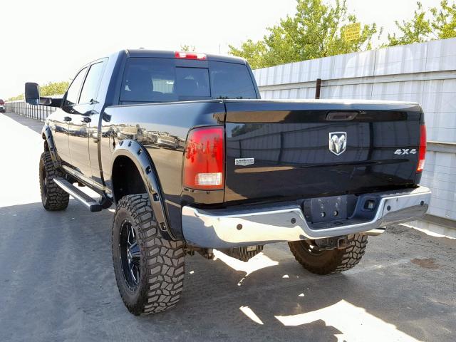 3D7UT2HL8BG509034 - 2011 DODGE RAM 2500 BLACK photo 3