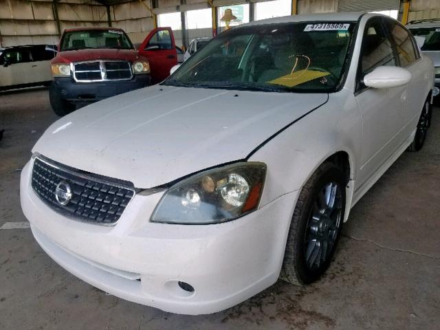 1N4BL11D76N426583 - 2006 NISSAN ALTIMA SE WHITE photo 2