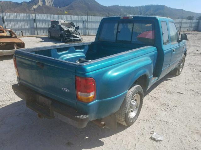 1FTCR14U3TPB41646 - 1996 FORD RANGER SUP GREEN photo 4