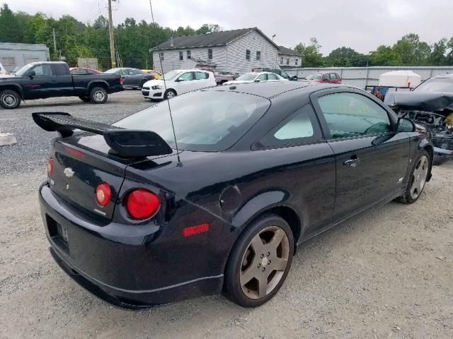 1G1AP14P167758354 - 2006 CHEVROLET COBALT SS BLACK photo 3