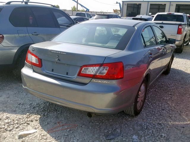 4A3AB36F19E027958 - 2009 MITSUBISHI GALANT ES GRAY photo 4