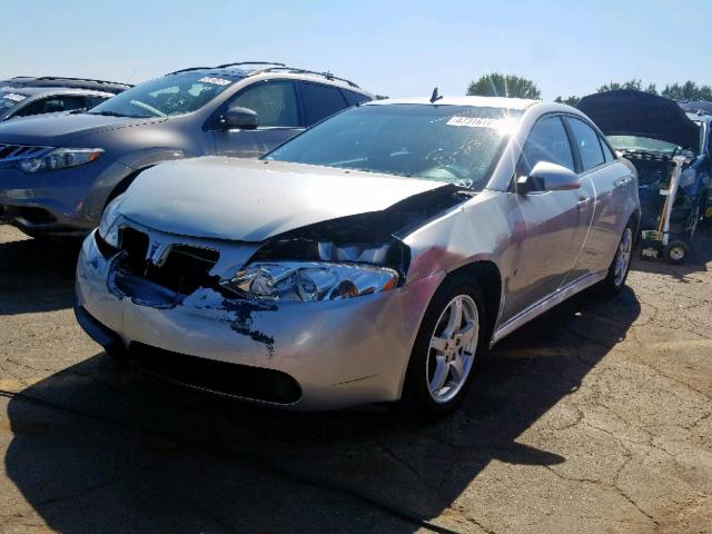 1G2ZK57K594231301 - 2009 PONTIAC G6 GT SILVER photo 2