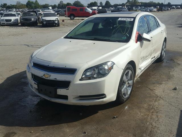 1G1ZD5EBXA4124153 - 2010 CHEVROLET MALIBU 2LT WHITE photo 2