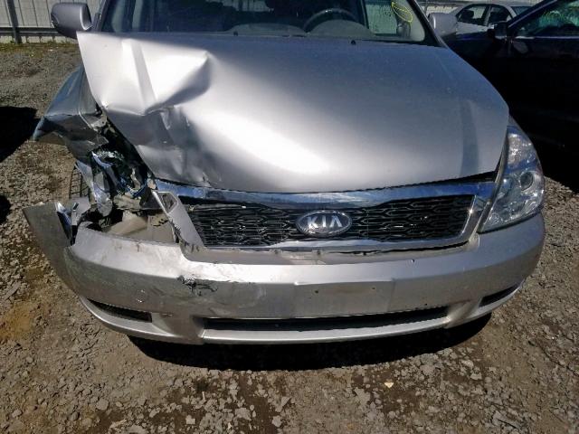 KNDMG4C7XC6479834 - 2012 KIA SEDONA LX SILVER photo 7