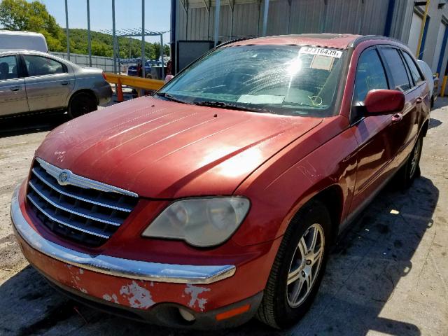 2A8GM68X57R154980 - 2007 CHRYSLER PACIFICA T RED photo 2