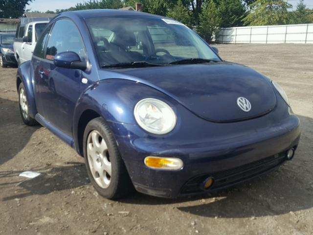 3VWCK21C22M411084 - 2002 VOLKSWAGEN NEW BEETLE BLUE photo 1