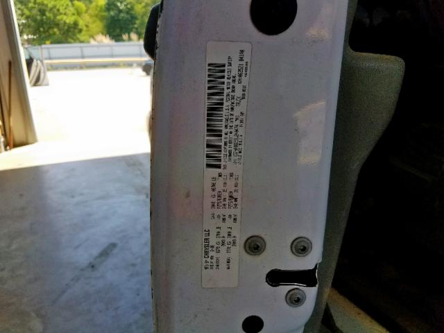 1D7HA18258J240474 - 2008 DODGE RAM 1500 S WHITE photo 10