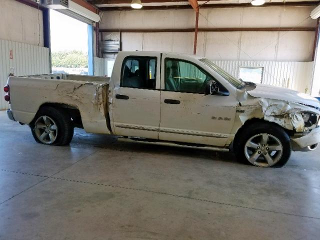 1D7HA18258J240474 - 2008 DODGE RAM 1500 S WHITE photo 9