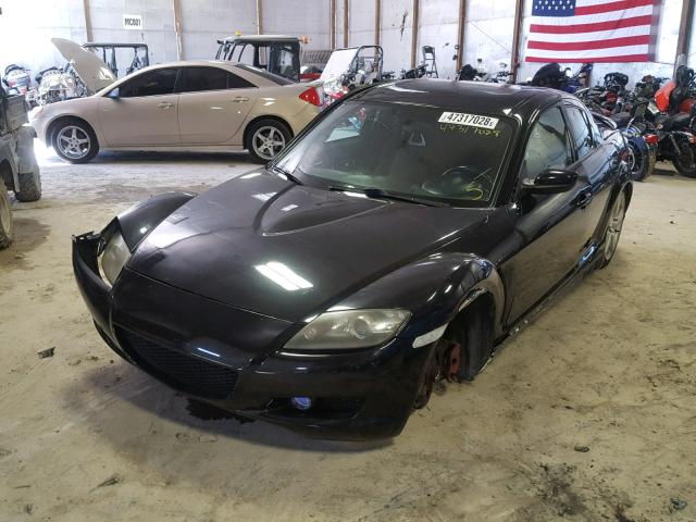 JM1FE17N340108640 - 2004 MAZDA RX8 BLACK photo 2