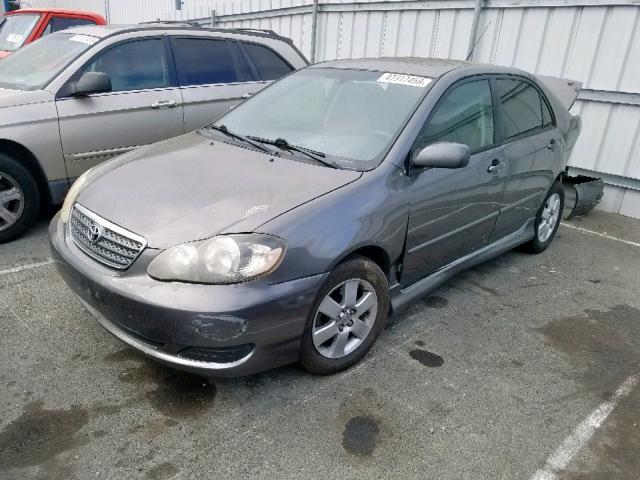 1NXBR32E16Z749153 - 2006 TOYOTA COROLLA CE GRAY photo 2