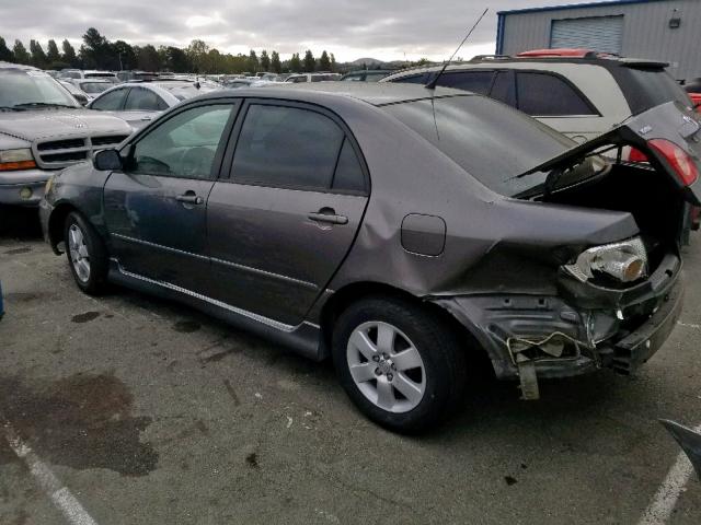 1NXBR32E16Z749153 - 2006 TOYOTA COROLLA CE GRAY photo 3