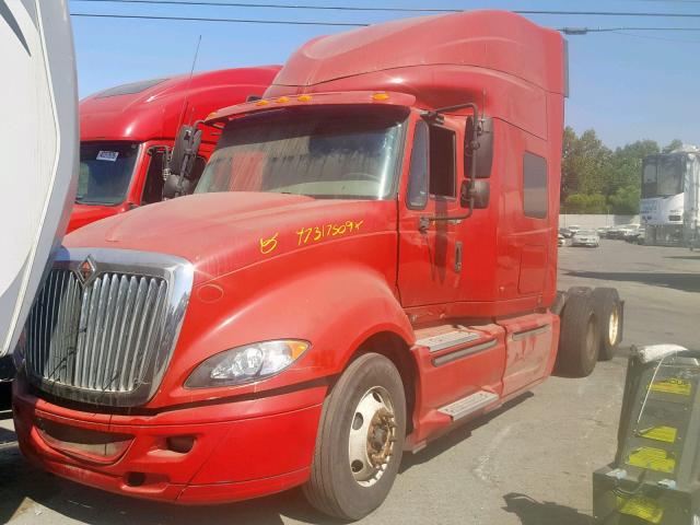 3HSDJSJR2DN308315 - 2013 INTERNATIONAL PROSTAR RED photo 2