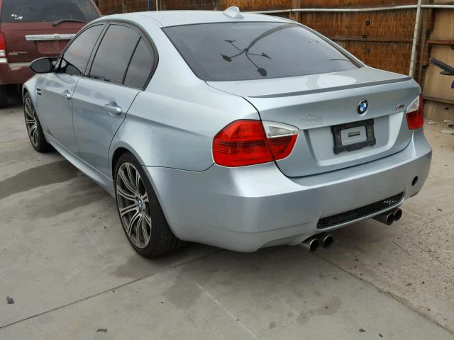 WBSVA93598E041491 - 2008 BMW M3 SILVER photo 9