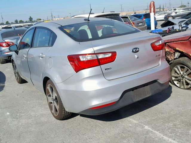 KNADN4A33G6685912 - 2016 KIA RIO EX SILVER photo 3