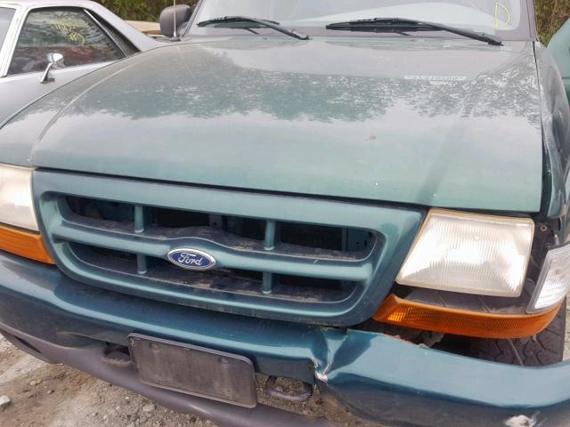 1FTZR15V2YPA16937 - 2000 FORD RANGER SUP GREEN photo 7