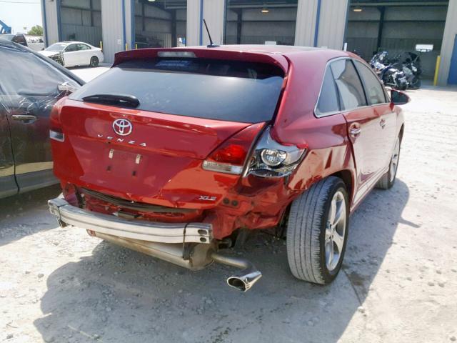 4T3ZK3BB7FU072349 - 2015 TOYOTA VENZA LE RED photo 4