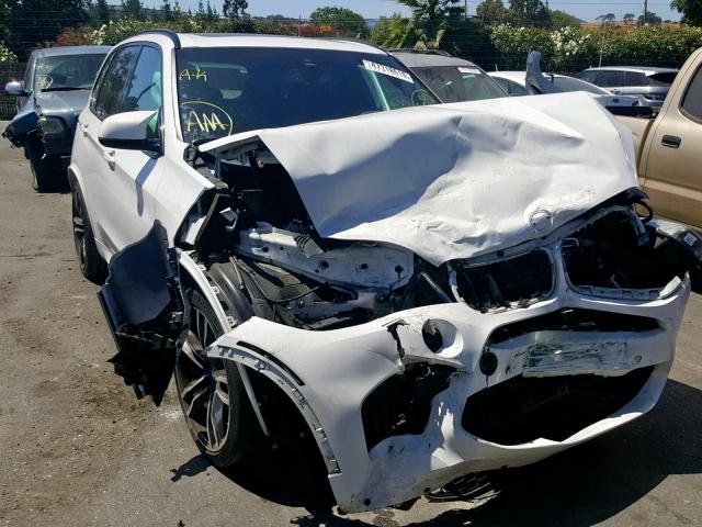 5YMKT6C32H0U39423 - 2017 BMW X5 M WHITE photo 1