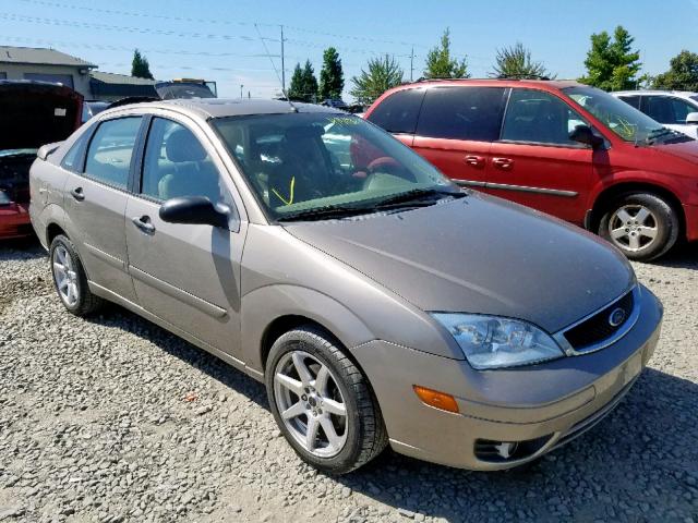 1FAHP34N65W134902 - 2005 FORD FOCUS ZX4 TAN photo 1