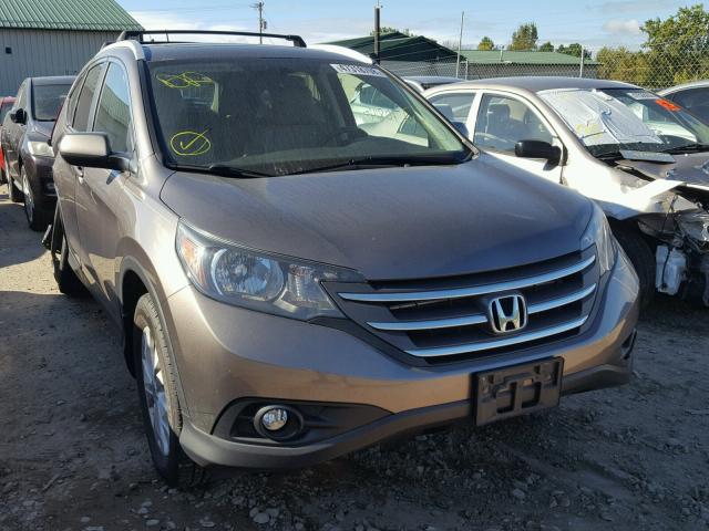 5J6RM3H70CL001354 - 2012 HONDA CR-V EXL BROWN photo 1