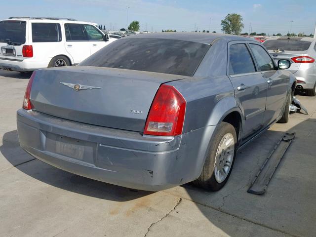 2C3KA43R96H452383 - 2006 CHRYSLER 300 BLUE photo 4