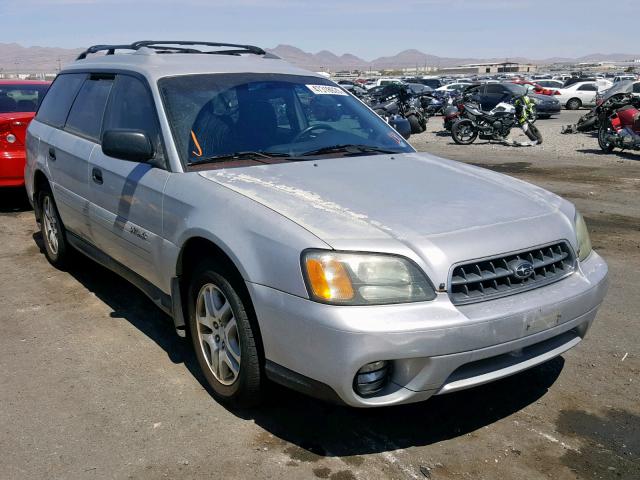 4S3BH675547623164 - 2004 SUBARU LEGACY OUT SILVER photo 1