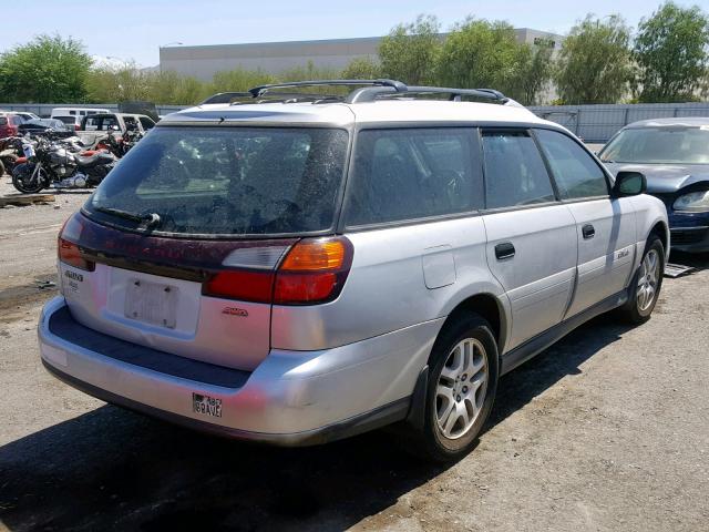 4S3BH675547623164 - 2004 SUBARU LEGACY OUT SILVER photo 4