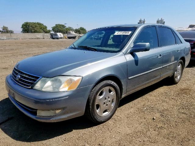 4T1BF28B64U387298 - 2004 TOYOTA AVALON XL BLUE photo 2