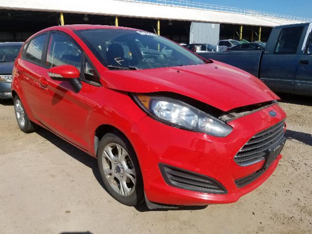 3FADP4EJ5EM107707 - 2014 FORD FIESTA SE RED photo 1