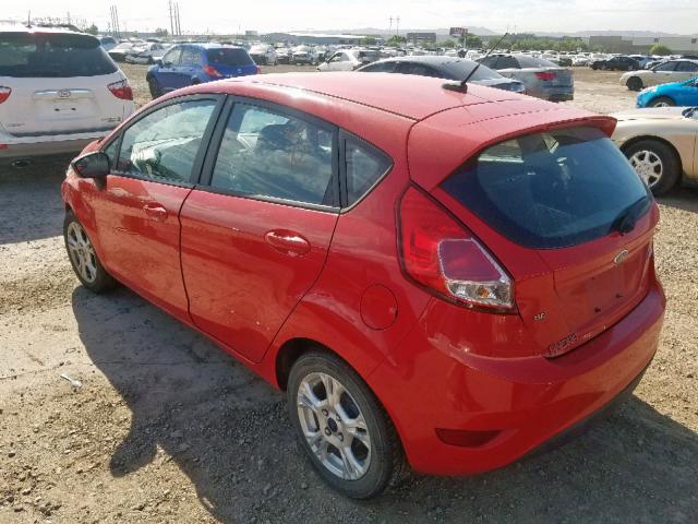 3FADP4EJ5EM107707 - 2014 FORD FIESTA SE RED photo 3