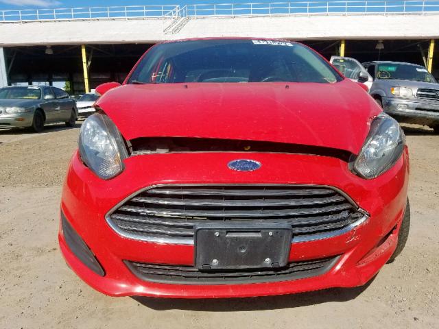 3FADP4EJ5EM107707 - 2014 FORD FIESTA SE RED photo 9