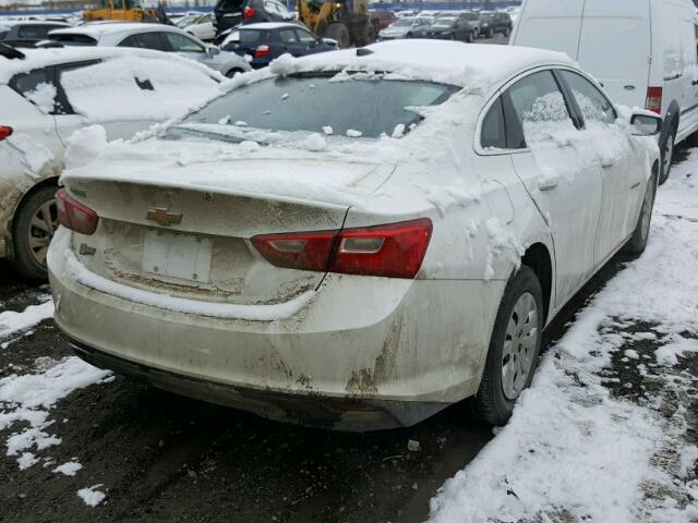 1G1ZA5ST9HF241176 - 2017 CHEVROLET MALIBU L WHITE photo 4