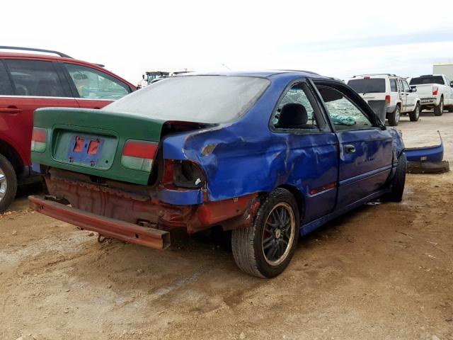 1HGEJ8149VL020208 - 1997 HONDA CIVIC EX BLUE photo 4