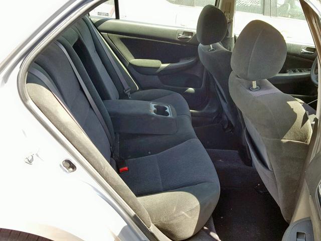 1HGCM56405A077513 - 2005 HONDA ACCORD LX SILVER photo 6