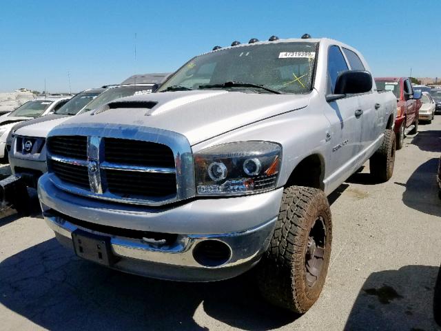 3D7KS29C86G196825 - 2006 DODGE RAM 2500 SILVER photo 2