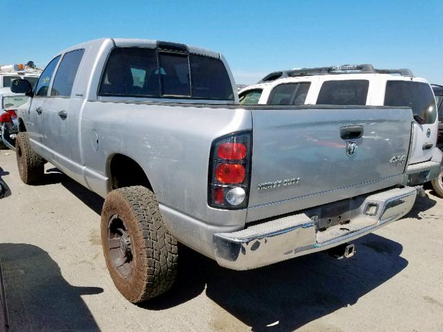 3D7KS29C86G196825 - 2006 DODGE RAM 2500 SILVER photo 3