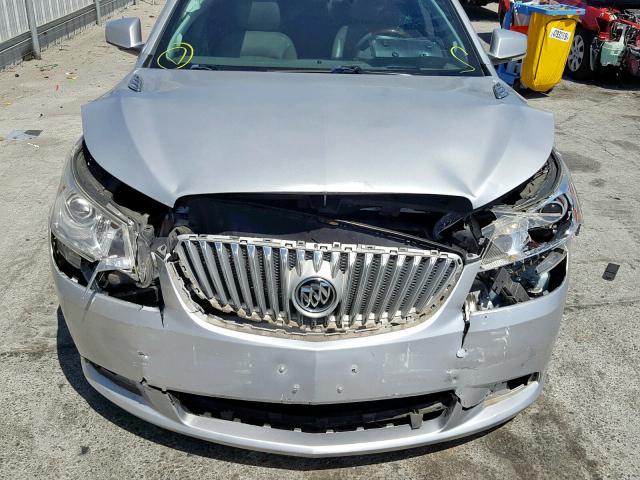 1G4GE5EV0AF197893 - 2010 BUICK LACROSSE C SILVER photo 9