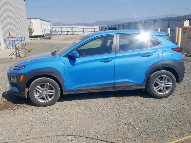 KM8K1CAA3KU297755 - 2019 HYUNDAI KONA SE BLUE photo 9