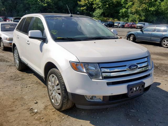 2FMDK4KC7ABA95775 - 2010 FORD EDGE LIMIT WHITE photo 1