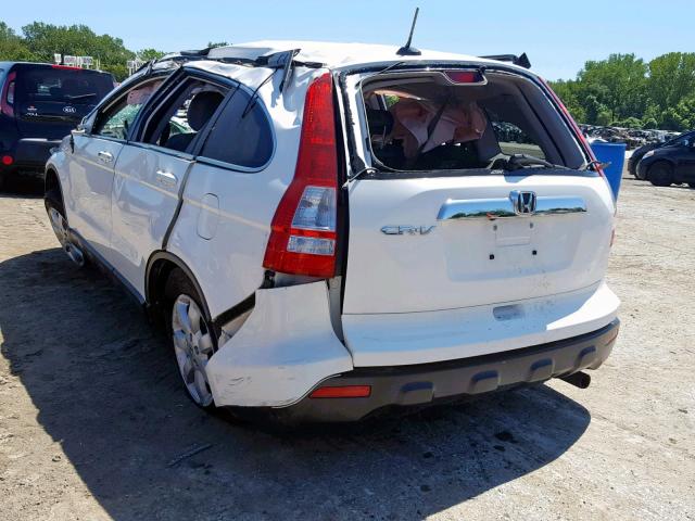 5J6RE48708L045543 - 2008 HONDA CR-V EXL WHITE photo 3