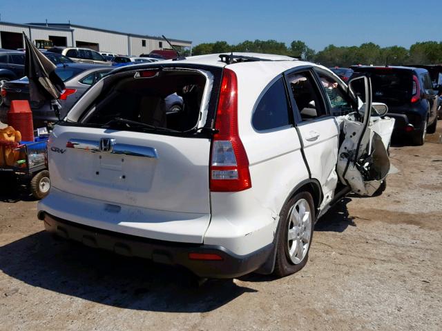 5J6RE48708L045543 - 2008 HONDA CR-V EXL WHITE photo 4