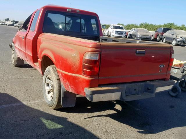 1FTYR14V62PB44778 - 2002 FORD RANGER SUP RED photo 3