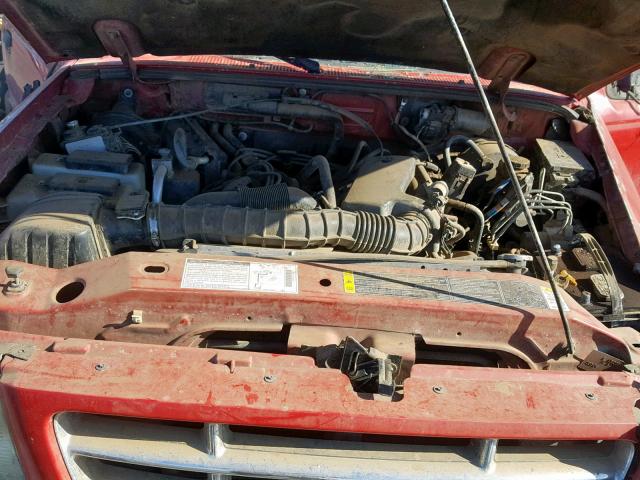 1FTYR14V62PB44778 - 2002 FORD RANGER SUP RED photo 7