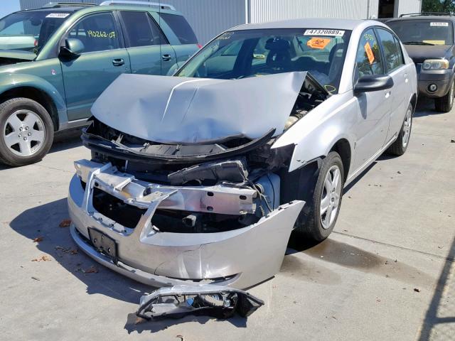 1G8AJ58F07Z111249 - 2007 SATURN ION LEVEL SILVER photo 2