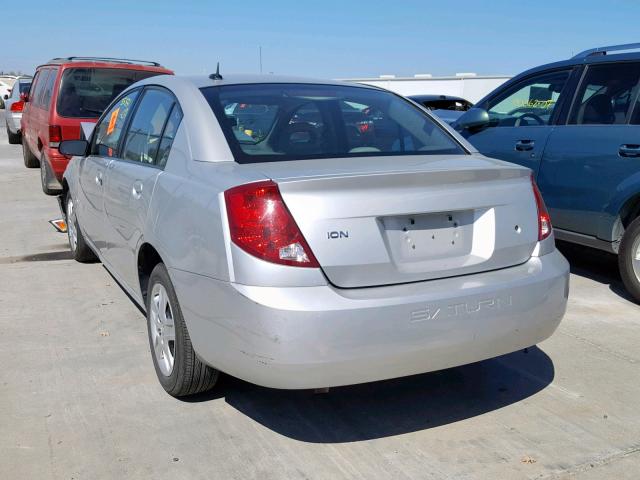 1G8AJ58F07Z111249 - 2007 SATURN ION LEVEL SILVER photo 3